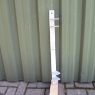 Schlüter muurstrip voor wachtruimtehek 550 mm.