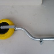 Schluter steunwiel Jumbo gebogen (excl. wiel)